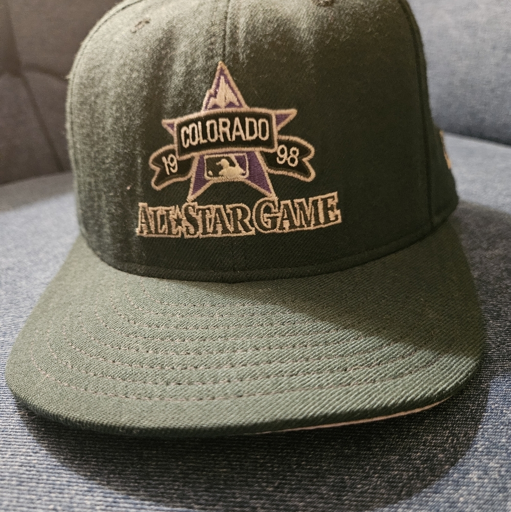 Colorado ROCKIES New Era All-Star Game Cap - Dark Green and Purple 59Fifty